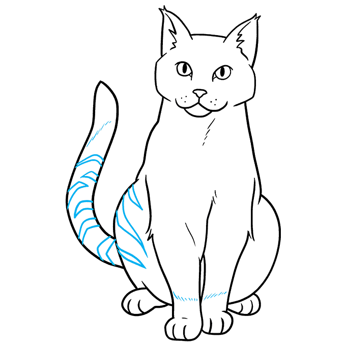 How to Draw an Orange Tabby Cat Really Easy Drawing Tutorial