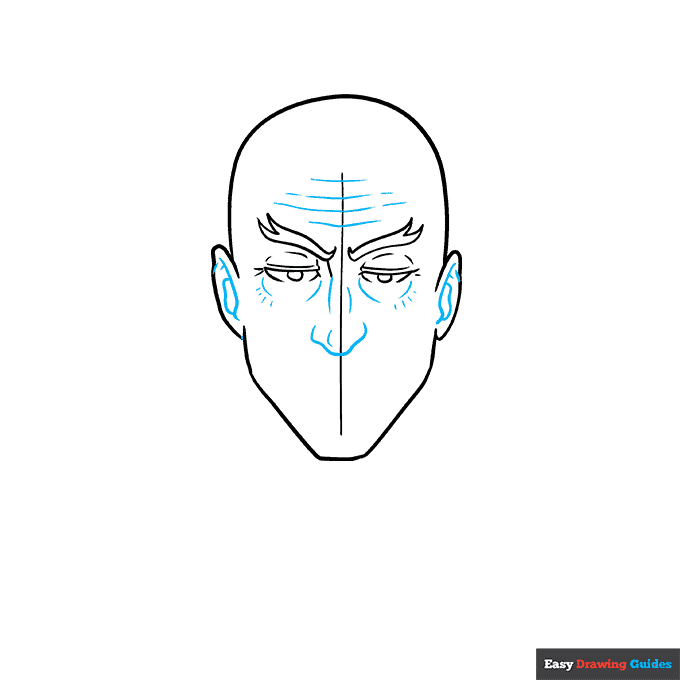 How to Draw an Anime Old Man Easy Step by Step Tutorial