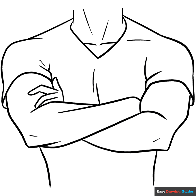 How to Draw Anime Arms Easy Step by Step Tutorial