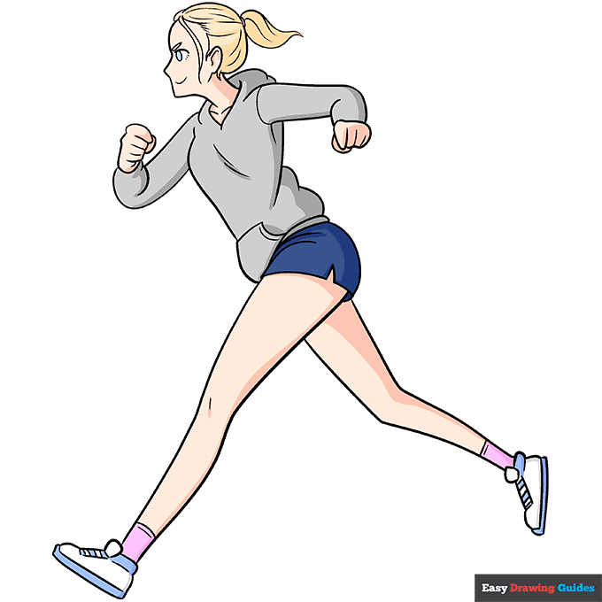 How To Draw Anime Running Pose