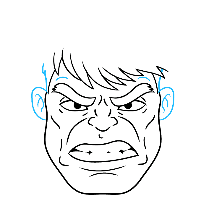 5+ Hulk Face Drawing TimothyAtiqa