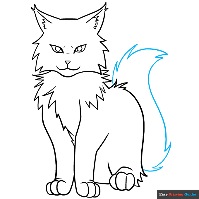 How to Draw an Anime Cat Easy Step by Step Tutorial