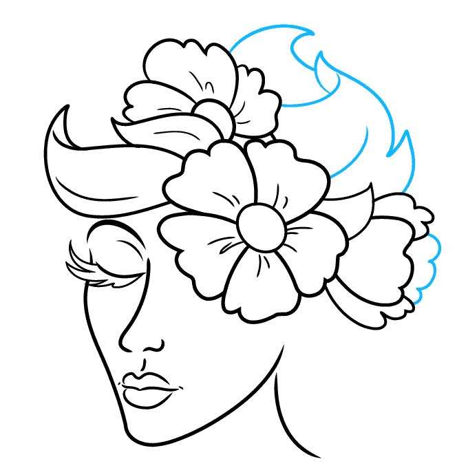 How to Draw a Flower Face Really Easy Drawing Tutorial