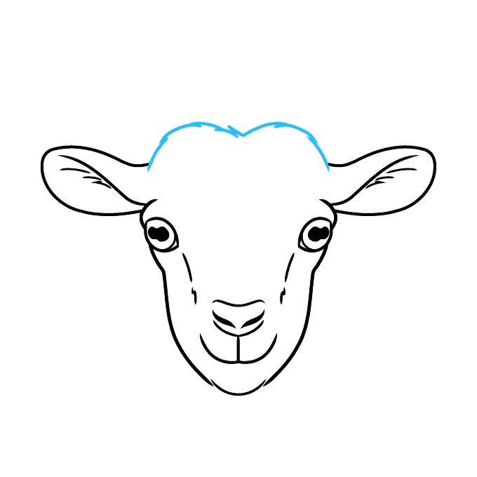 How to Draw a Goat Face Really Easy Drawing Tutorial