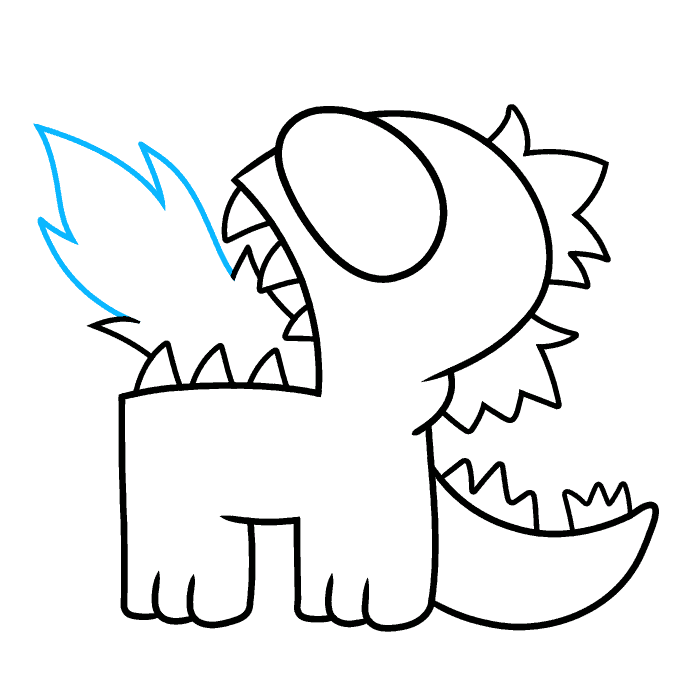How to Draw the Among Us Godzilla Really Easy Drawing Tutorial