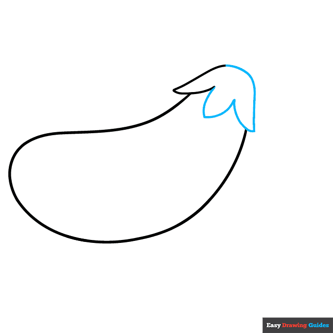 How to Draw an Eggplant Really Easy Drawing Tutorial