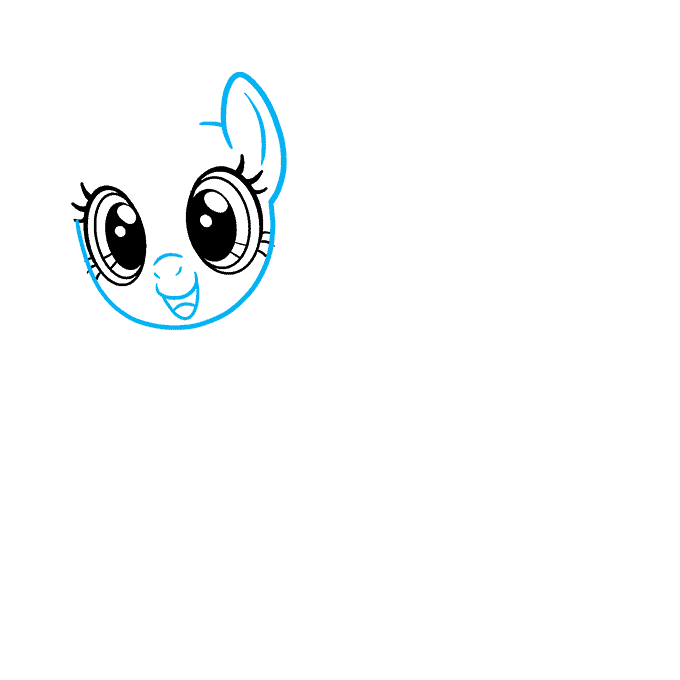 How to Draw Pinkie Pie from My Little Pony Really Easy Drawing Tutorial