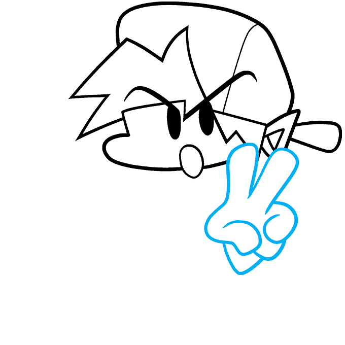 How to Draw an Easy Friday Night Funkin Character Really Easy Drawing