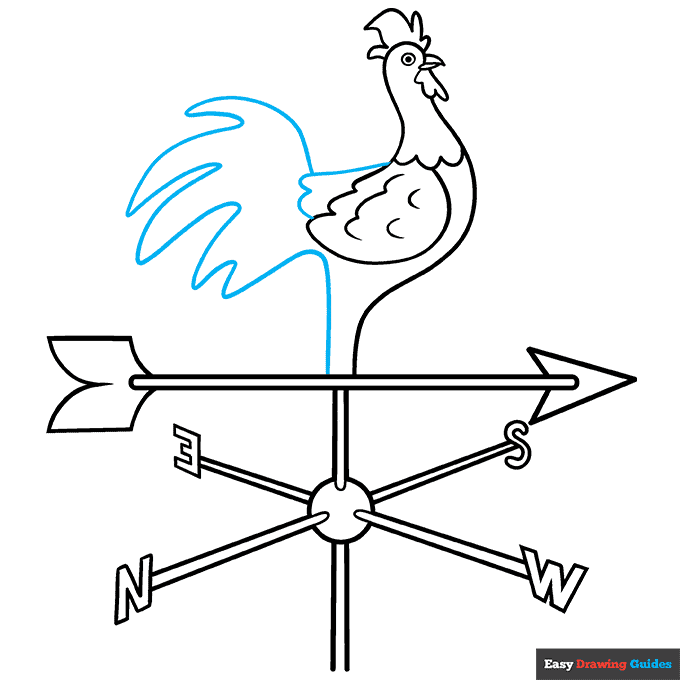 How to Draw a Weathervane Really Easy Drawing Tutorial