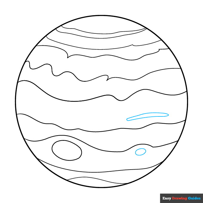 How to Draw Jupiter Really Easy Drawing Tutorial
