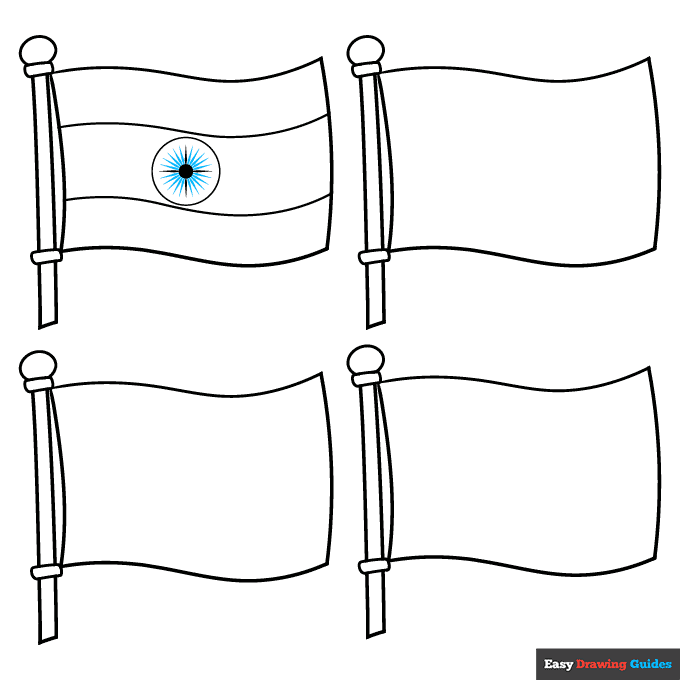 How to Draw a Flag Really Easy Drawing Tutorial