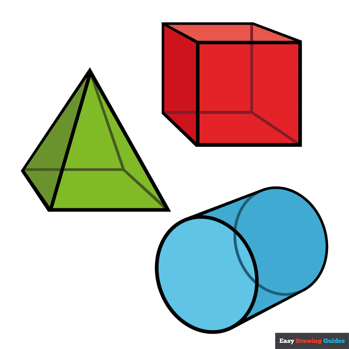 How to Draw 3D Shapes Really Easy Drawing Tutorial