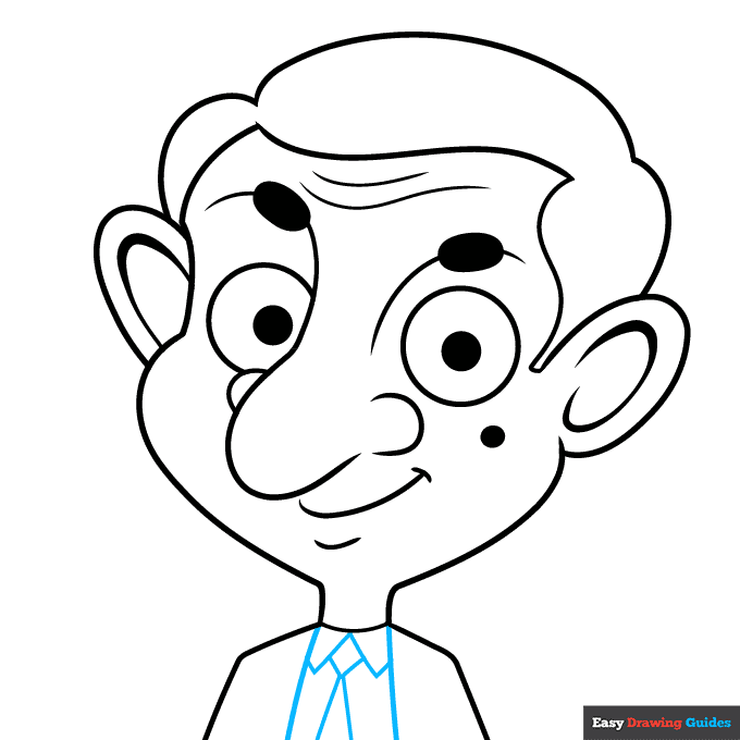 How to Draw Mr. Bean Really Easy Drawing Tutorial