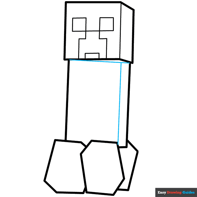 How to Draw a Minecraft Creeper Really Easy Drawing Tutorial