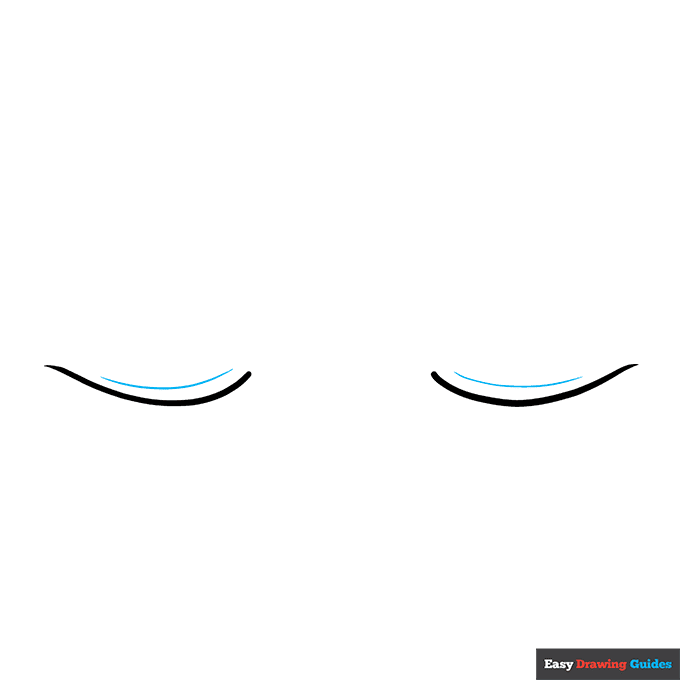 How to Draw Closed Eyes Really Easy Drawing Tutorial
