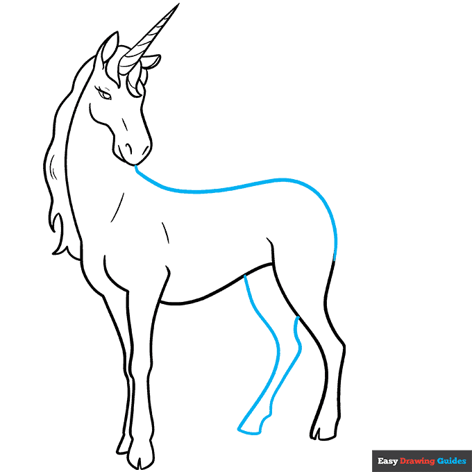 How To Draw A Realistic Unicorn Step By Step