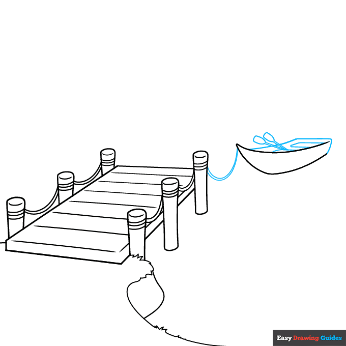 How to Draw a Dock Really Easy Drawing Tutorial