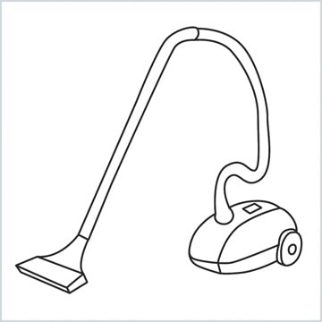 How To Draw A Vacuum cleaner Step by Step - [11 Easy Phase]