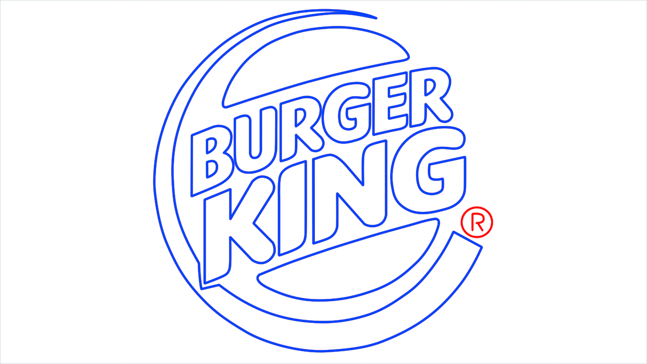 How To Draw Burger King Logo Step by Step [12 Easy Phase]