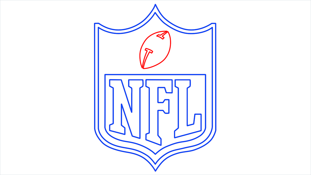 How To Draw NFL Logo Step by Step [8 Easy Phase]