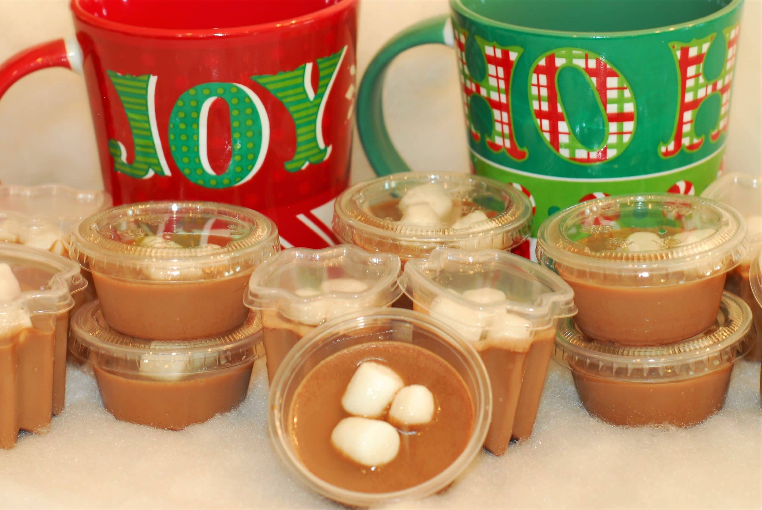 Hot Chocolate, Vodka & Godiva Jello Shots Easy Drinks and Appetizers