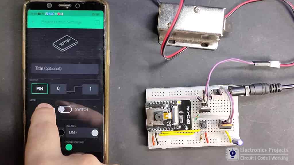 WiFi Door Lock using ESP32CAM & Blynk App Simple IoT Projects
