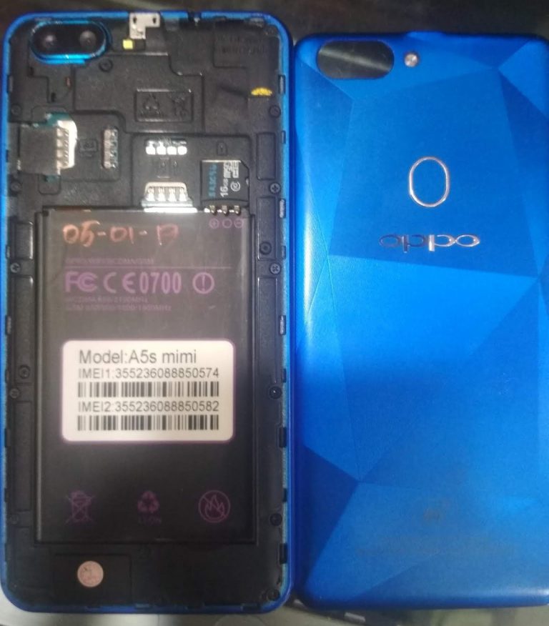 OPPO Clone A5s Mini Flash File Firmware Download