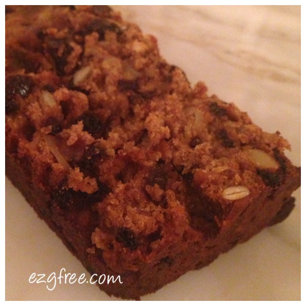 fruit and nut loaf EZ GFree