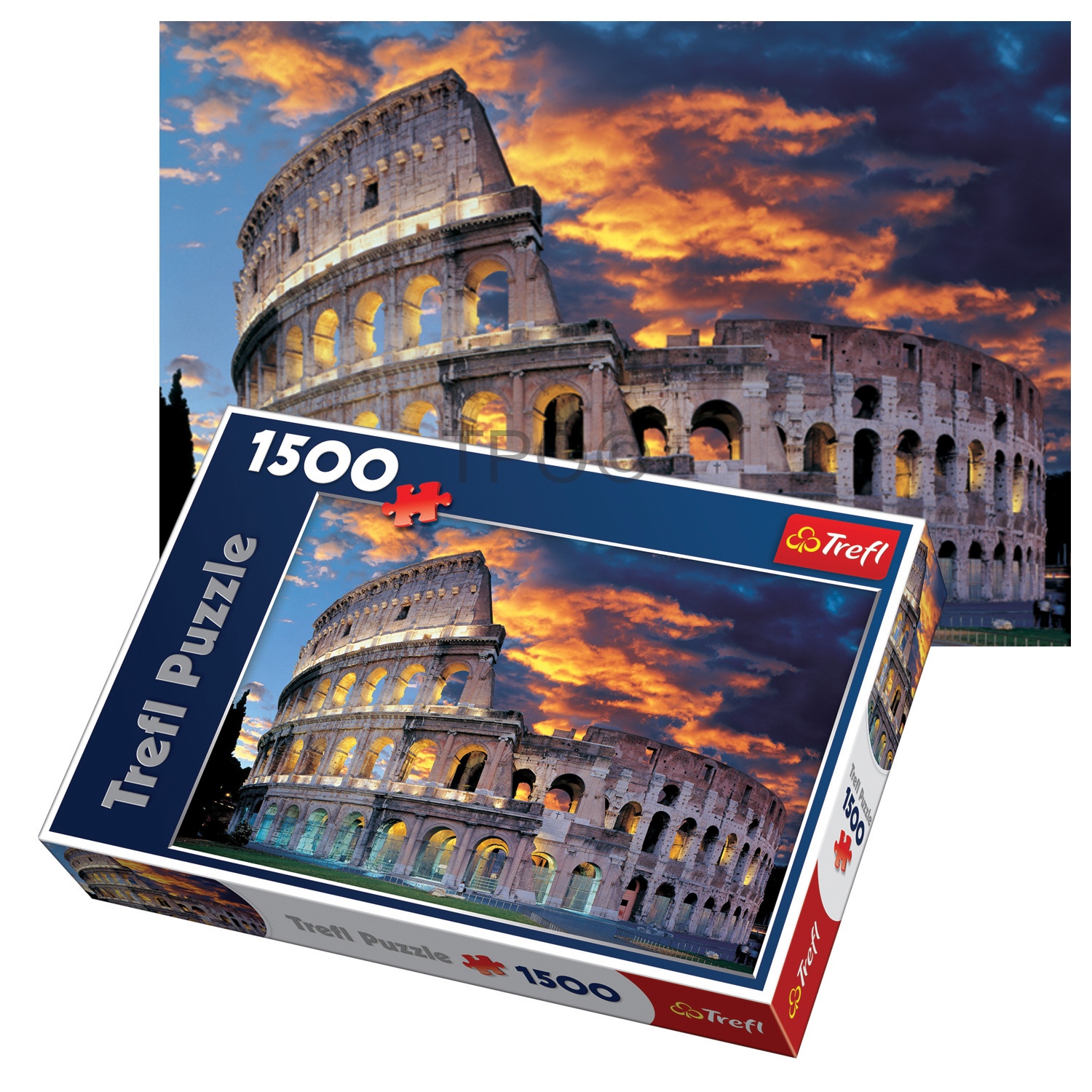 Trefl 1500 Piece Adult Large Rome Colosseum Theatre Floor Jigsaw Puzzle