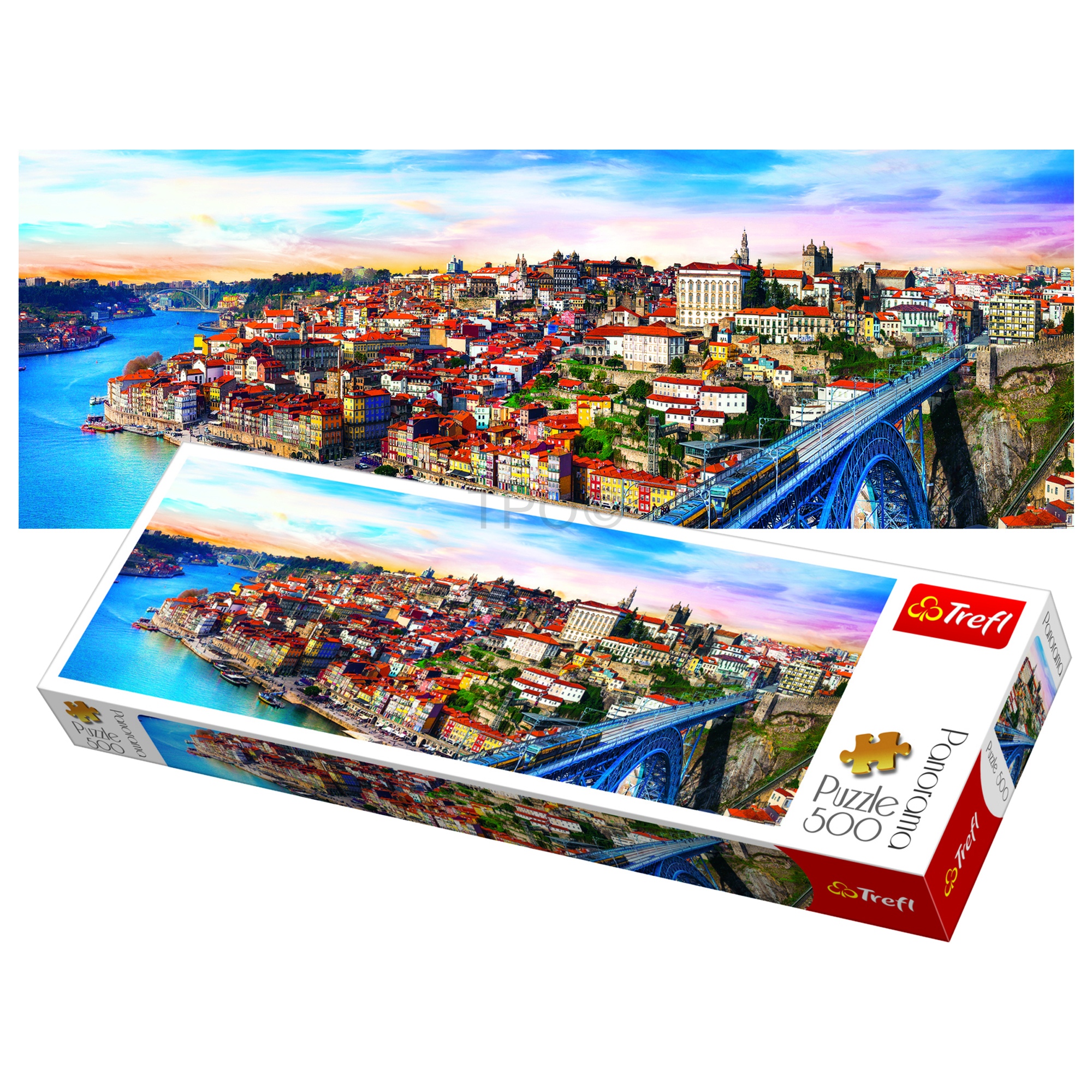 Trefl 500 Piece Panorama Adult Large Porto Portugal City Floor Jigsaw