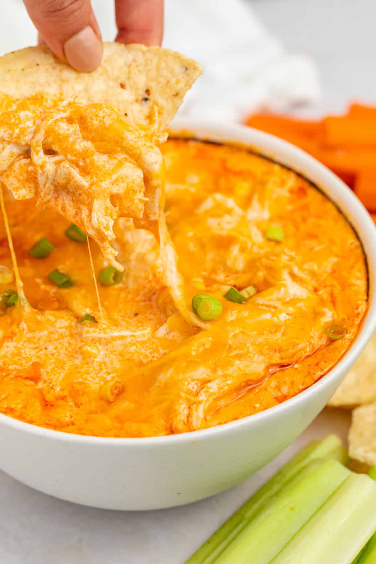 Instant Pot Buffalo Chicken Dip Easy Healthy Recipes