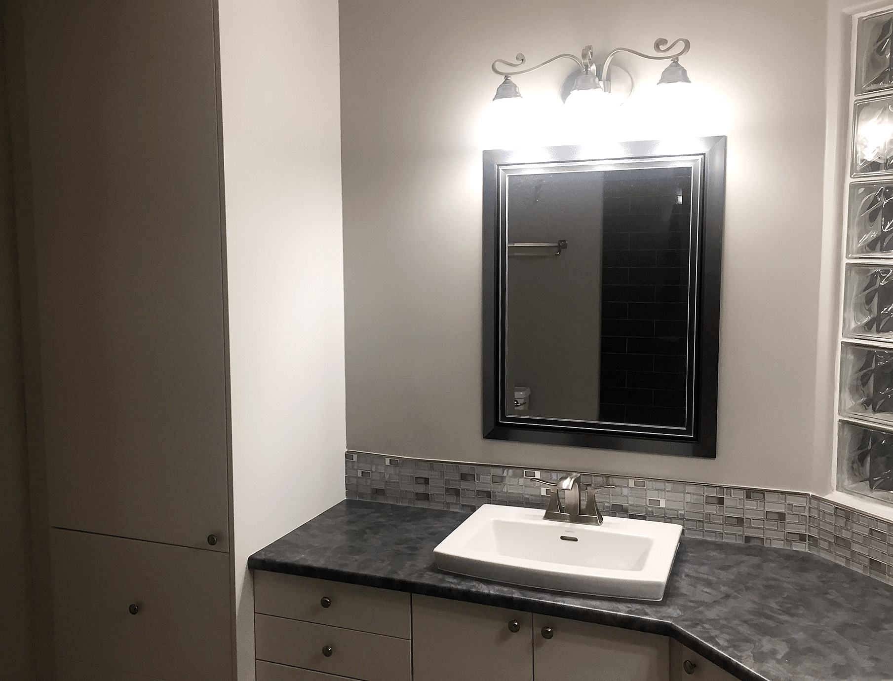 IKEA Sektion Kitchen as Bathroom Vanities Easy Installations