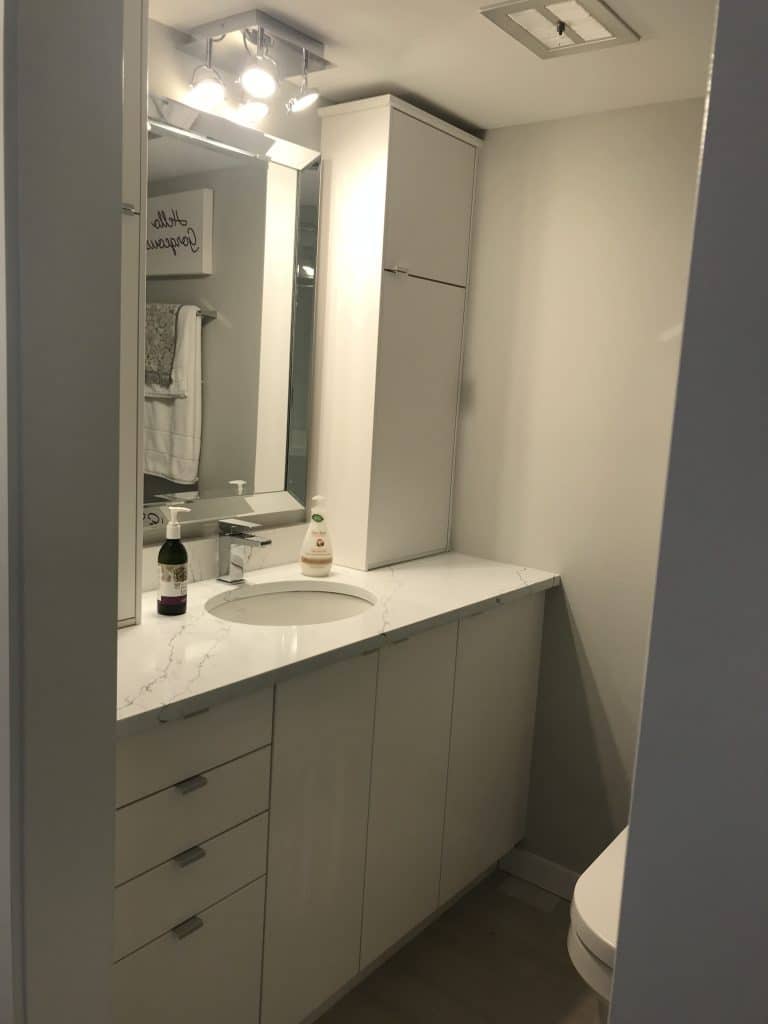 IKEA Sektion Kitchen as Bathroom Vanities Easy Installations