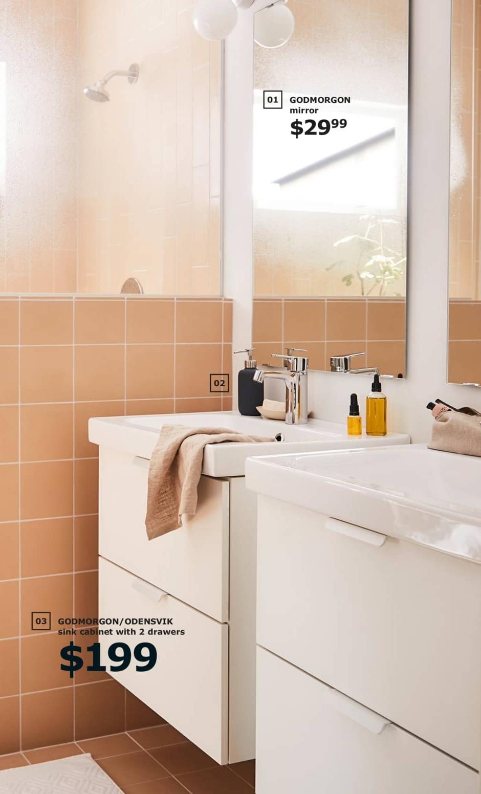 IKEA Sektion Kitchen as Bathroom Vanities Easy Installations