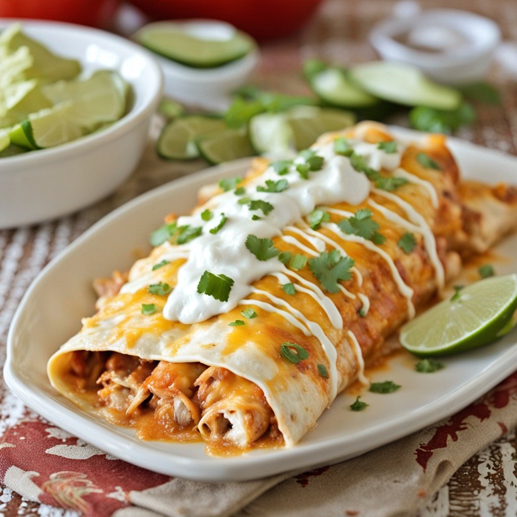 Irresistible Cream Cheese Chicken Enchiladas Recipe A Culinary Delight