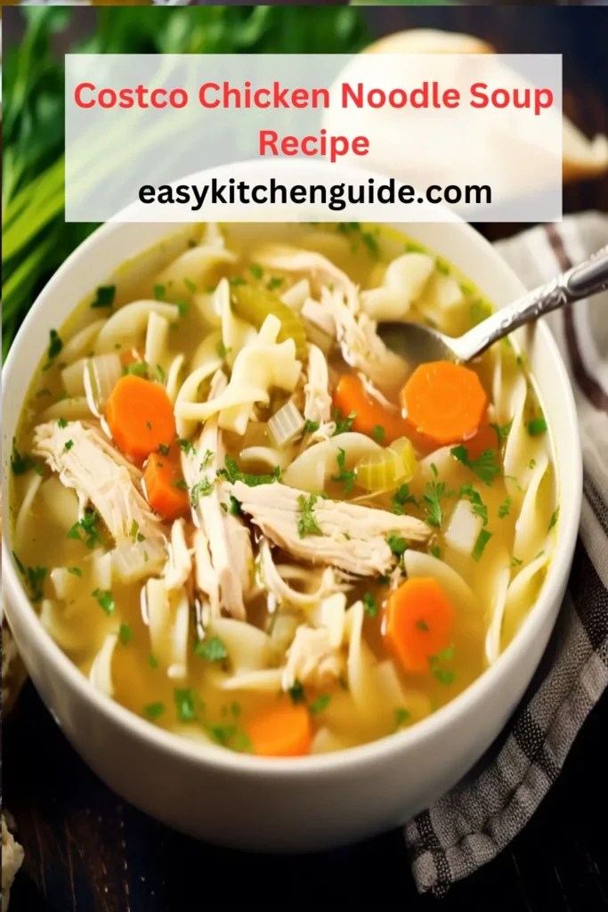 Costco Chicken Noodle Soup Recipe Easy Kitchen Guide