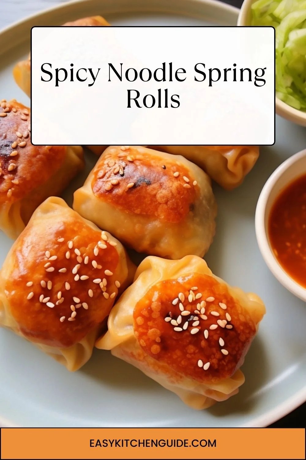 Spicy Noodle Spring Rolls Easy Kitchen Guide