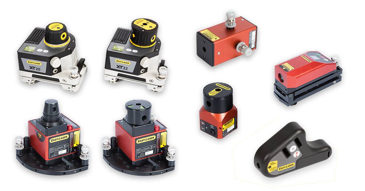 8 laser transmitters for different measurement needs EasyLaser