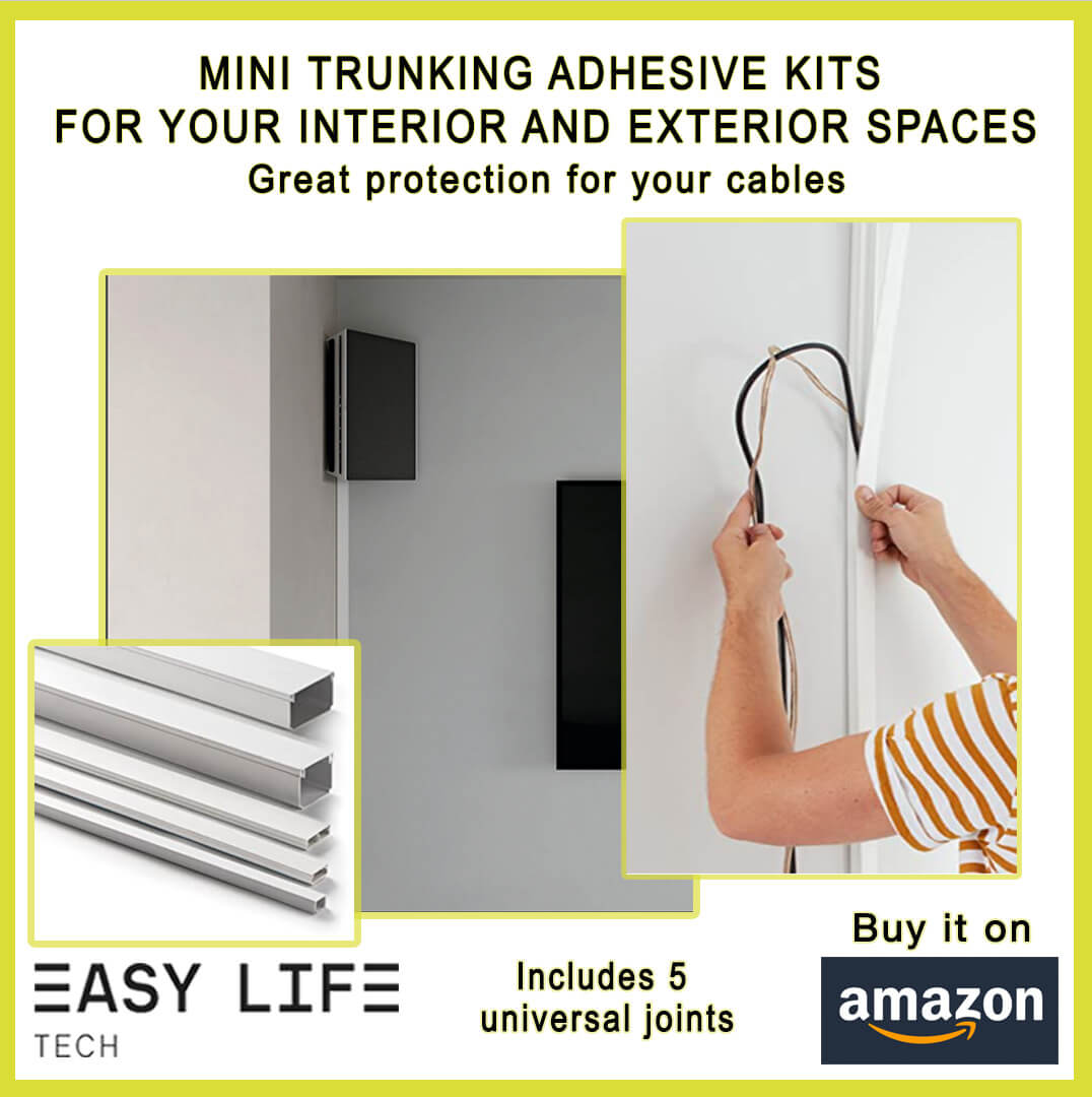 Small adhesive trunking kits EasyLife Tech by FAMATEL