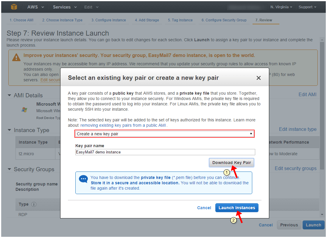 How to Install EasyMail7 on Amazon EC2 GLock EasyMail7