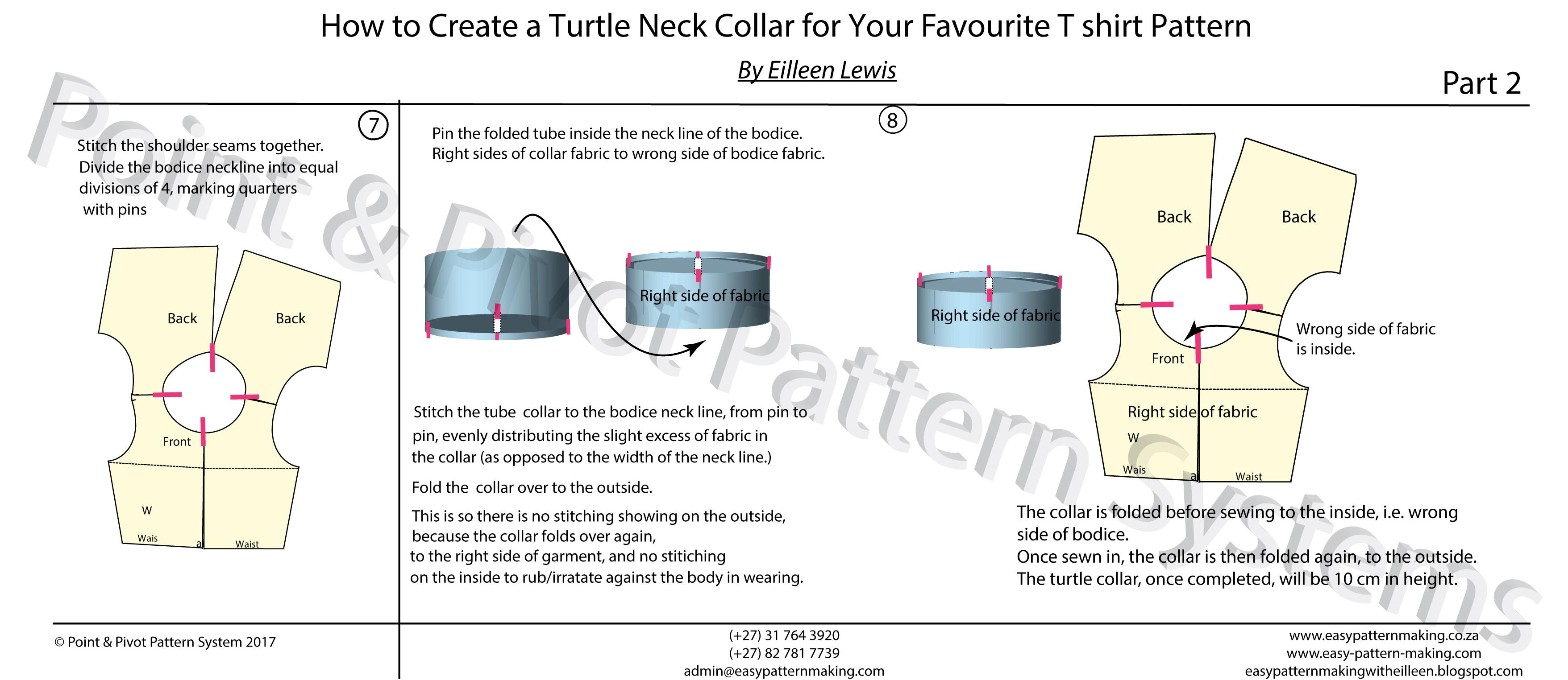 Pattern Techniques How To Make A Turtle Neck Collar page 2 Easy