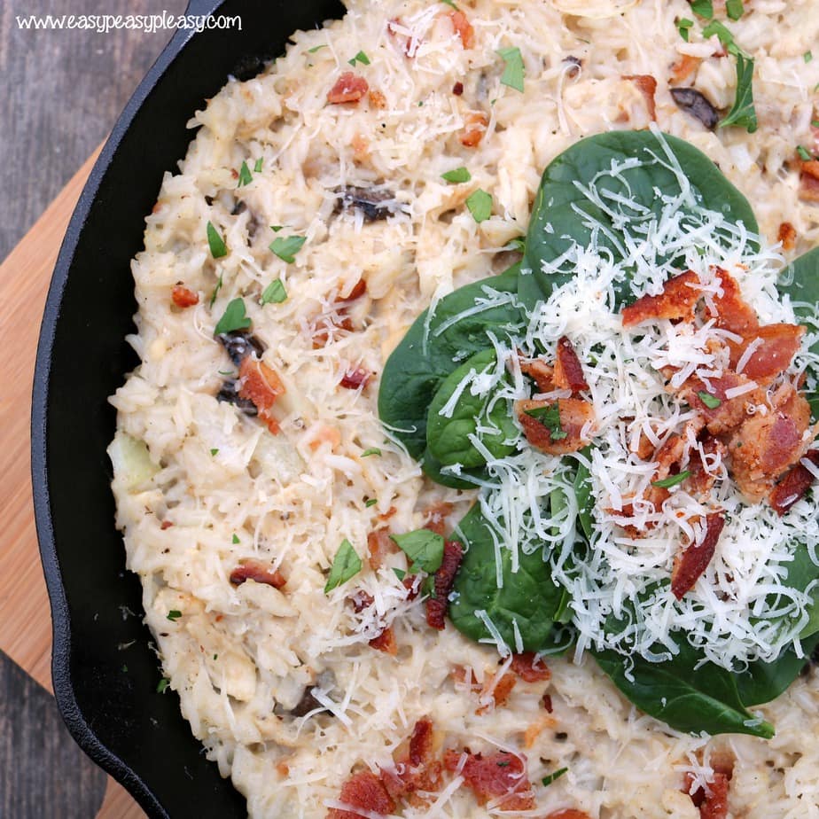 Cheesy Chicken and Bacon Rice Casserole Easy Peasy Pleasy