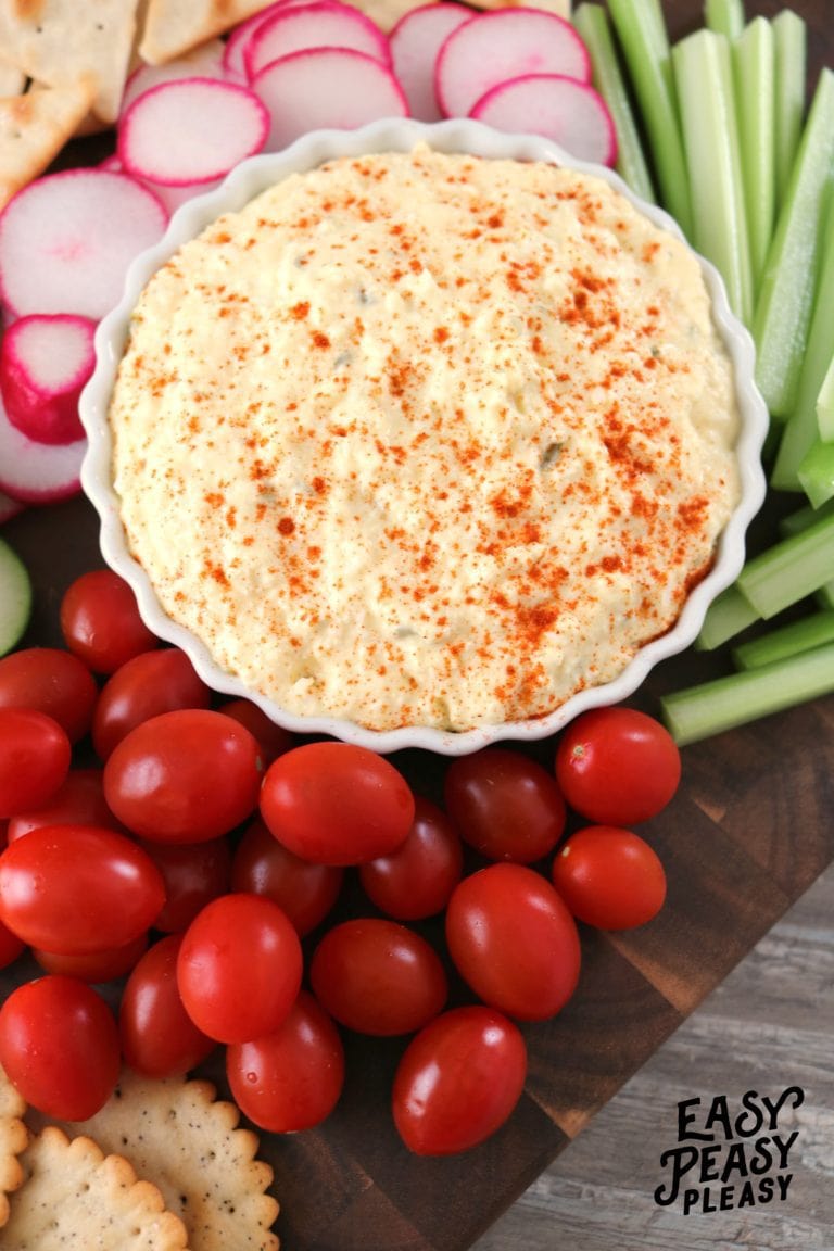Classic Deviled Egg Dip For Any Occasion Easy Peasy Pleasy