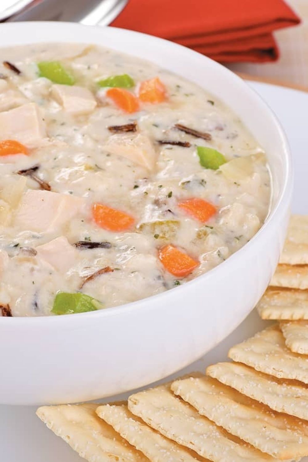 Slow Cooker Chicken Soup With Wild Rice Easy Peasy Slow Cook