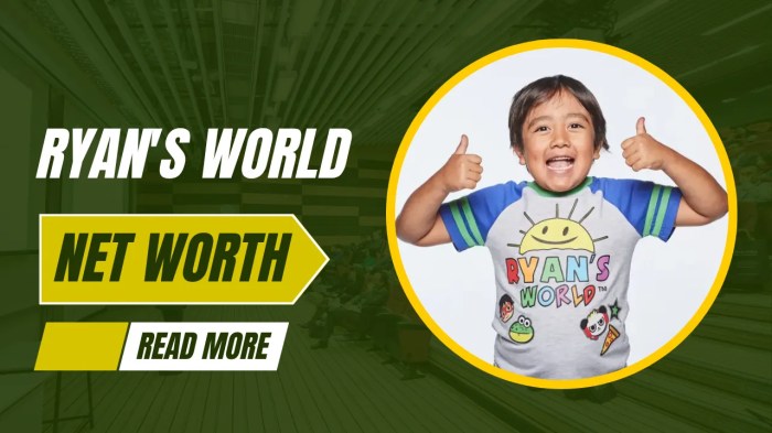 What is ryan's world net worth in 2024
