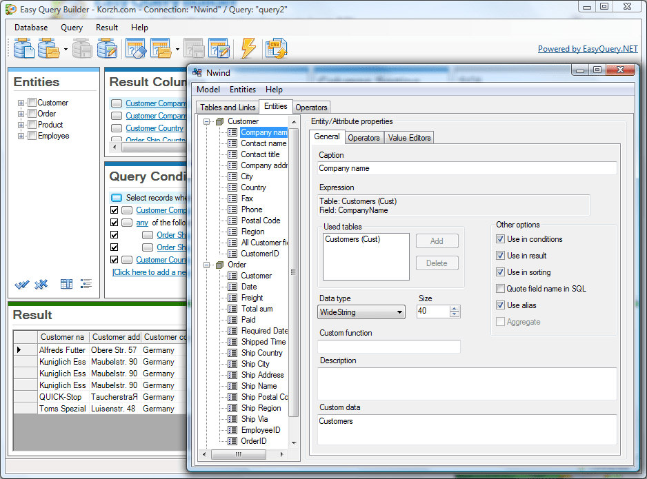 Ui Design Query Builder Ui Design
