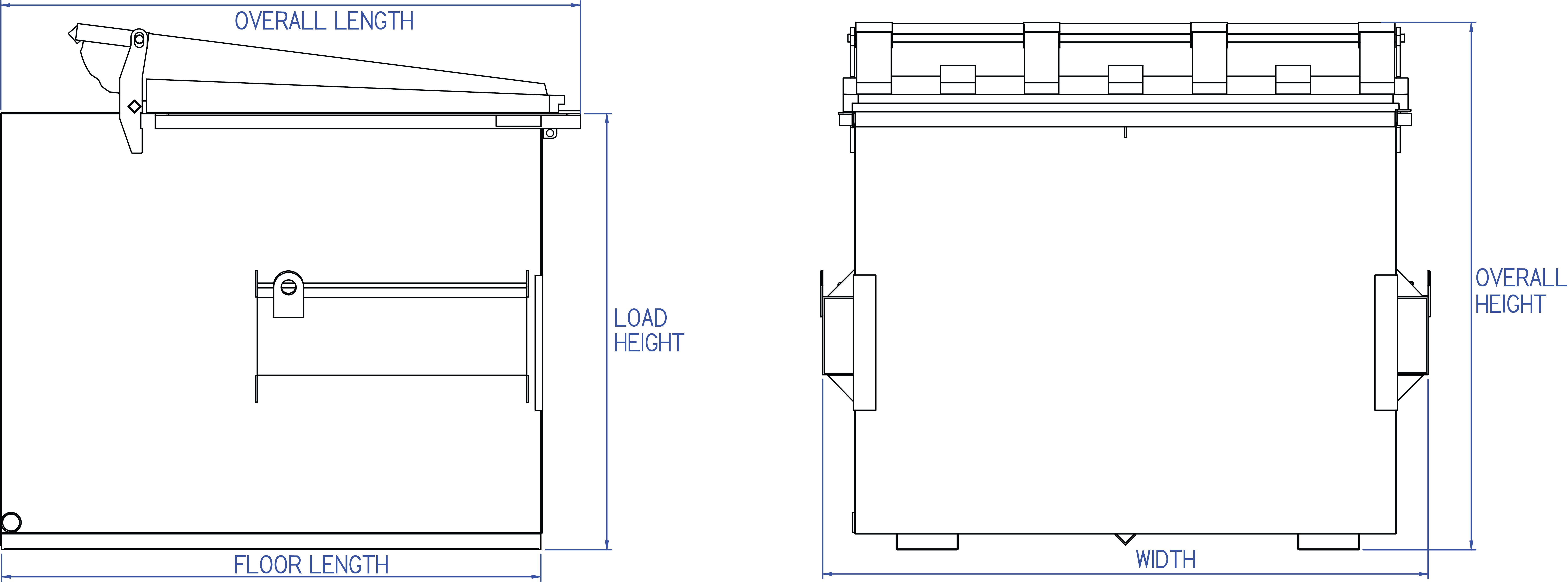 Standard Front Lift Bins Easyquip