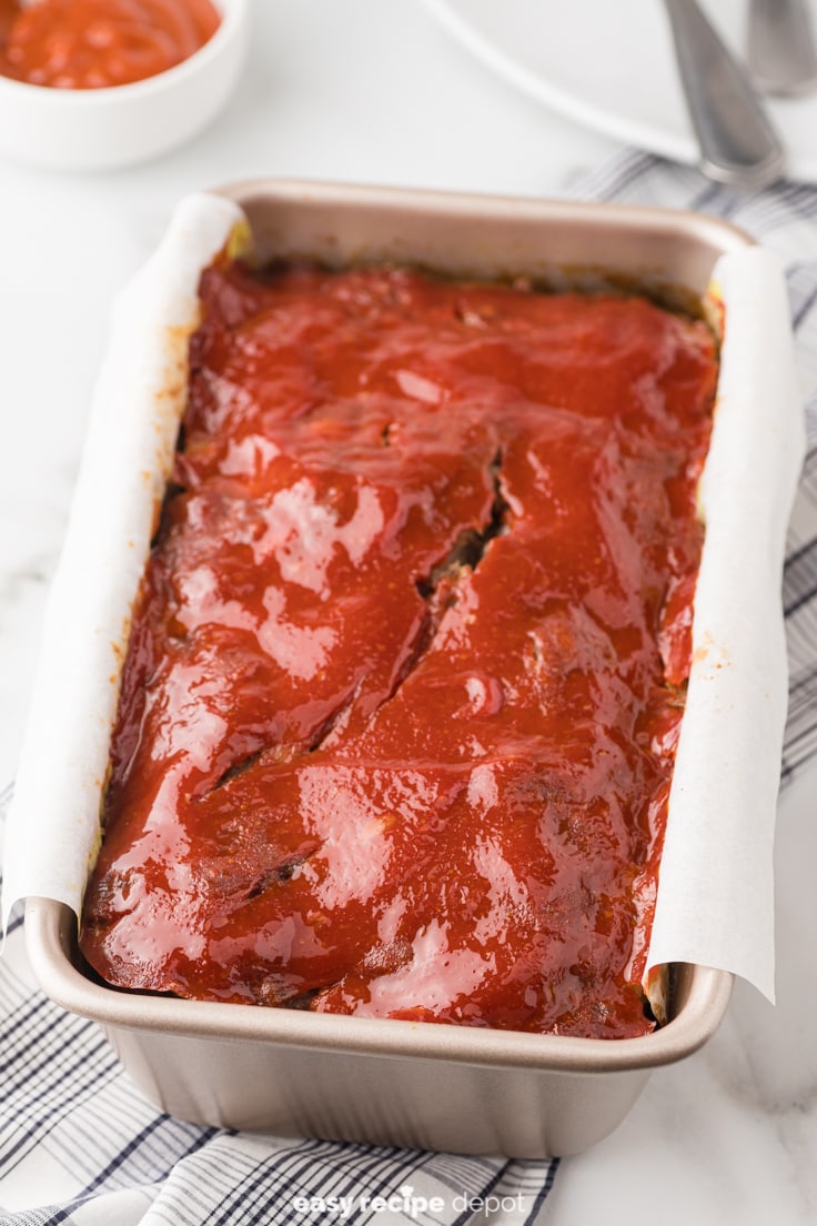 Meatloaf Sauce Tomato Paste Easy Ground Turkey Meatloaf Recipe Simple Ingredients Kenan Cochran