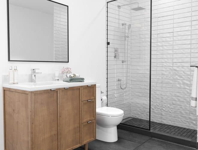 Fully Tiled Modern Style Bathroom EasyRenovation