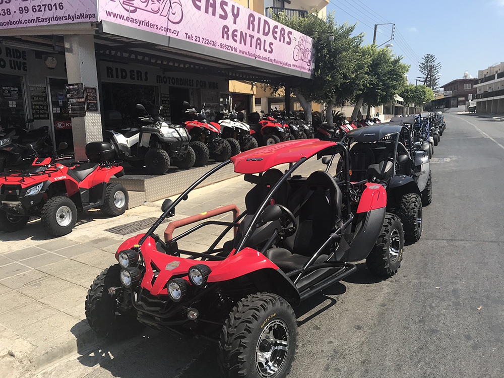 Buggies / UTVs Easy Riders Rentals Ayia Napa Cyprus & Quads, Buggies